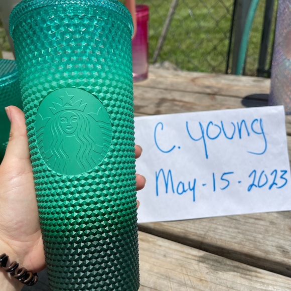 Starbucks green waxberry tumbler set - Picture 4 of 4